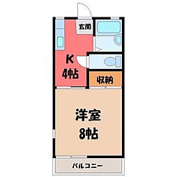 東武宇都宮線 江曽島駅 徒歩16分 1階/-