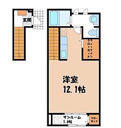 東武宇都宮線 東武宇都宮駅 バス11分 中丸下車 徒歩3分 2階/-
