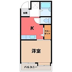 東武宇都宮線 東武宇都宮駅 徒歩10分 5階/-