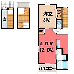 東武宇都宮線 江曽島駅 徒歩4分 3階/-