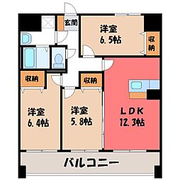 JR東北本線 宇都宮駅 徒歩13分 8階/-