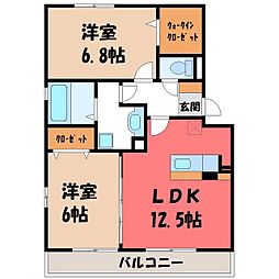 JR東北本線 宇都宮駅 4.3km 2階/-