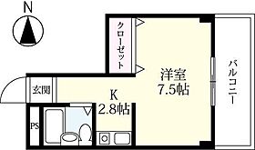 グランドセレブ本庄 402 ｜ 佐賀県佐賀市本庄町大字本庄（賃貸マンション1K・4階・23.50㎡） その2