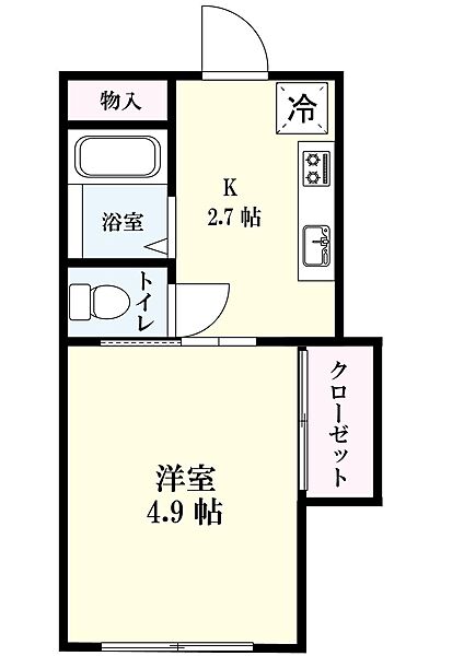 本庄マンション 107｜佐賀県佐賀市本庄町大字本庄(賃貸マンション1K・1階・21.73㎡)の写真 その2