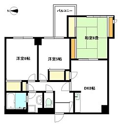 ロイヤル・リージェント 3DKの間取図画像