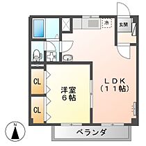 スカイハイツ　Ａ・Ｄ  ｜ 岐阜県加茂郡坂祝町酒倉（賃貸アパート1LDK・1階・40.57㎡） その2