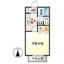 サン・ｆriends雅  ｜ 岐阜県美濃加茂市本郷町３丁目（賃貸アパート1K・1階・24.48㎡） その2