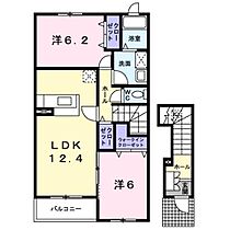 ボナール　ソフィア　Ａ  ｜ 岐阜県美濃加茂市深田町３丁目（賃貸アパート2LDK・2階・61.74㎡） その2