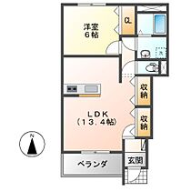 グリーンヒルズ西仙房  ｜ 岐阜県関市西仙房（賃貸アパート1LDK・1階・48.79㎡） その2