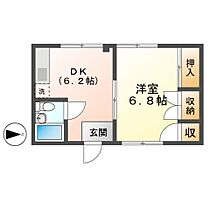 日ノ出町ビルヂング  ｜ 岐阜県関市日ノ出町１丁目（賃貸アパート1DK・2階・28.29㎡） その2