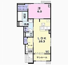 メゾン・ド・ルミエールII  ｜ 岐阜県岐阜市粟野西６丁目（賃貸アパート1LDK・1階・47.66㎡） その2