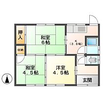 岐阜県関市小屋名（賃貸一戸建3K・1階・40.34㎡） その2