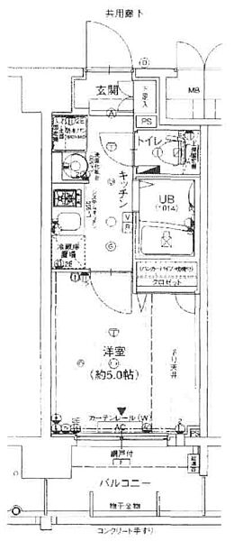 エスリード新大阪SOUTH 909｜大阪府大阪市淀川区木川東２丁目(賃貸マンション1K・9階・19.09㎡)の写真 その2