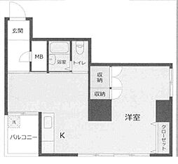 間取図画像 ワンルーム