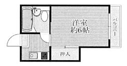 間取図画像 1K