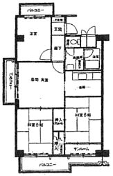 間取図画像 3SLDK