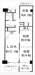 間取図画像 3LDK