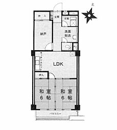 間取図画像 2SLDK