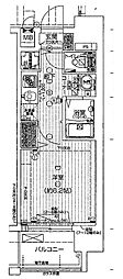 ララプレイス新大阪シエスタ 1Kの間取図画像