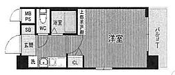 ラナップスクエア上本町 1Kの間取図画像