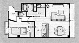 メゾンデアロー 1LDKの間取図画像