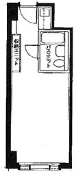 ステュディオ新大阪 ワンルームの間取図画像