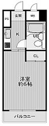 メゾン・ド・ソヌリー 1Kの間取図画像