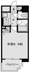 ダイアパレス新大阪宮原 1Kの間取図画像