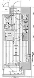 ファーストフィオーレ難波南パークサイド 1Kの間取図画像