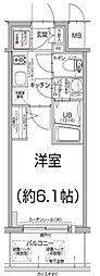 エスリード大阪シティノース 1Kの間取図画像