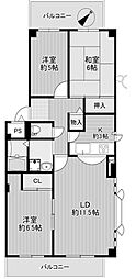 ドルミ新淀川14号館 3LDKの間取図画像