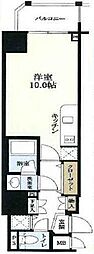 エスライズ日本橋 1Kの間取図画像