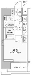 エスリード心斎橋EAST 1Kの間取図画像
