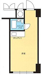 新大阪コーポビアネーズ ワンルームの間取図画像