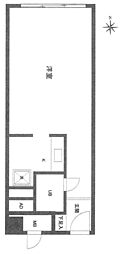 チサン第8新大阪 ワンルームの間取図画像