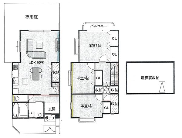 間取りを拡大表示