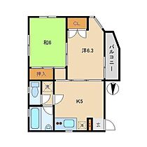 東京都中野区弥生町４丁目（賃貸マンション2K・1階・38.00㎡） その2