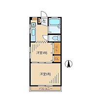 東京都中野区中野３丁目42-16（賃貸マンション2K・3階・32.40㎡） その2