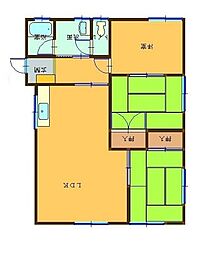 ヴァンヴェール2 3LDKの間取図画像