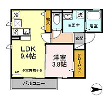 シテラデューズC 101 ｜ 東京都三鷹市上連雀1丁目10-8（賃貸アパート1LDK・1階・35.50㎡） その2