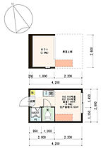 ハーモニーテラス松庵 102 ｜ 東京都杉並区松庵1丁目3-9（賃貸アパート1R・1階・10.92㎡） その2