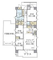 Brillia西荻窪 101 ｜ 東京都杉並区西荻南2丁目5-15（賃貸マンション3LDK・1階・79.26㎡） その2