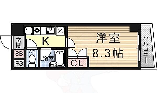 コンフォート太陽 ｜滋賀県草津市青地町(賃貸マンション1K・3階・23.40㎡)の写真 その2