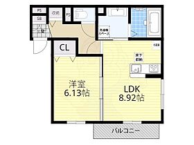 GL Plus HIGASHIYAGURA 202 ｜ 滋賀県草津市東矢倉３丁目（賃貸アパート1LDK・2階・40.93㎡） その2