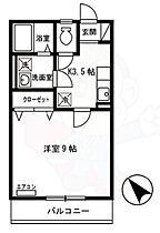 ブルージュ3  ｜ 滋賀県湖南市岩根中央２丁目（賃貸アパート1K・1階・29.81㎡） その2