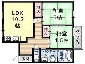 ライトハウス南郷  ｜ 滋賀県大津市南郷１丁目（賃貸アパート2LDK・1階・48.69㎡） その2