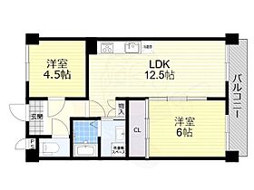 アロウ1叡山  ｜ 滋賀県大津市下阪本６丁目（賃貸マンション3LDK・5階・50.53㎡） その2