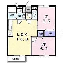 エフバージェ  ｜ 滋賀県大津市月輪３丁目（賃貸アパート2LDK・2階・55.87㎡） その2