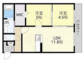 ハートフル　エトワール  ｜ 滋賀県栗東市坊袋（賃貸マンション2LDK・1階・50.73㎡） その2