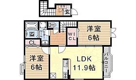 フローリッシュ　ガーデン2  ｜ 滋賀県草津市東草津２丁目（賃貸アパート2LDK・2階・58.80㎡） その2